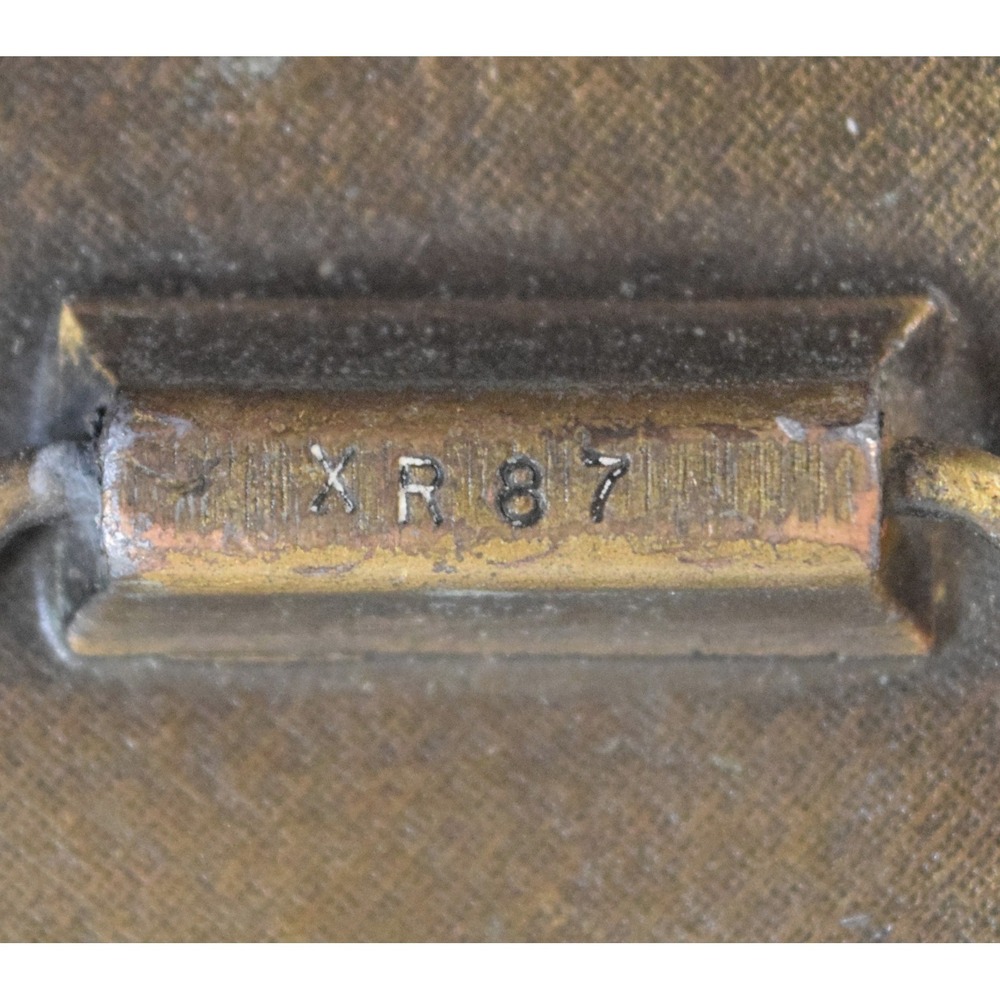 USMC Marine Corps 1980 Indiana Metal Craft Brass Belt Buckle Semper Fi - XR-87 - Picture 5 of 6